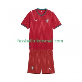 Fußballtrikots Portugal World Cup Kinder 2026 Kurzarm Heimtrikotsatz kaufen